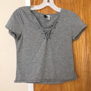 H&M Grey short top
